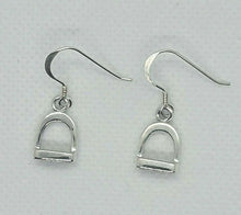 Load image into Gallery viewer, 925 Sterling Silver Stirrup Earrings Flawless Polished Finish Nickel Free