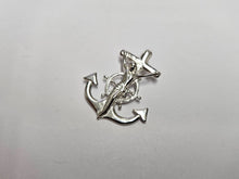 Load image into Gallery viewer, 925 Sterling Silver Anchor Mariner Crucifix Cross Pendant 1 9/32 Inch (32mm)