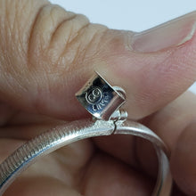 Load image into Gallery viewer, 925 Solid Sterling Silver SILVER EAGLE Bezel 40.7 mm Screw Top Coin Edge One OZ