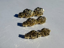 Load image into Gallery viewer, Authentic 10k Solid Yellow Gold Dome Nugget Stud Earrings Men Women Unisex