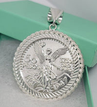 Load image into Gallery viewer, 925 Sterling Silver Coin Bezel 37mm Centenario 50 Peso Replica Centenario Mexico