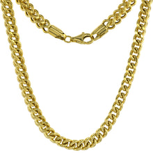 Load image into Gallery viewer, Authentic 10K Hollow Yellow Gold Franco Necklace Chain 5.4mm
