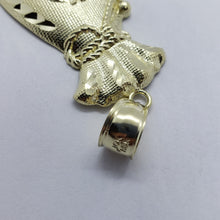 Load image into Gallery viewer, 10K Solid Real Gold Dollar Money Bag Textured Pendant Charm Polished 5 Sizes