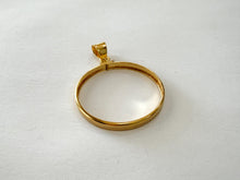 Load image into Gallery viewer, Authentic 14k Gold Filled Screw Top Bezel with Coin Edge 6 Sizes