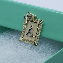 Load image into Gallery viewer, Authentic 14K Gold Plate Initial Alphabet Letter Pendant with/without Box Chain