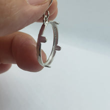 Load image into Gallery viewer, Sterling Silver Dime Bezel 18 mm Coins Prong Back Diamond Cut 10 Cent Coin