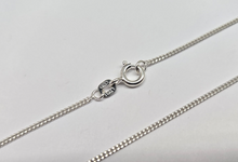 Load image into Gallery viewer, 925 Sterling Silver Fine Thin Curb Link Chain Necklace Bracelet 1.5mm 7" to 30"