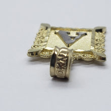 Load image into Gallery viewer, Authentic 14K Gold Plate Initial Alphabet Letter Pendant with/without Box Chain