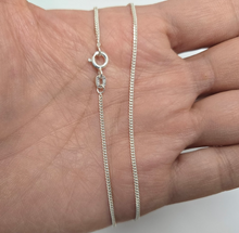Load image into Gallery viewer, 925 Sterling Silver Fine Thin Curb Link Chain Necklace Bracelet 1.5mm 7" to 30"