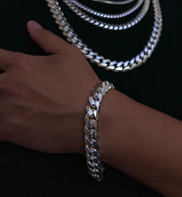 Load image into Gallery viewer, 925 Sterling Silver Miami Cuban Link Chain Necklace Bracelet 8mm~19mm All Sizes