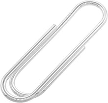 Load image into Gallery viewer, 925 Sterling Silver Large Paper Clip Money Clip Made in Italy 2 3/8 x 5/8 inch