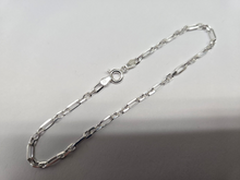 Load image into Gallery viewer, 925 Sterling Silver Figaro Chain Necklace Bracelet Men Women 3mm 7"~30"
