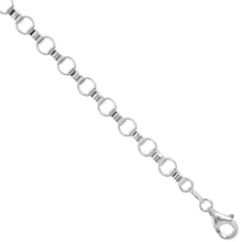 Load image into Gallery viewer, 925 Sterling Silver Solid Thick Inside-Out Rolo Chain Necklace 6mm 7" to 8"