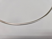Load image into Gallery viewer, 925 Sterling Silver Two Tone Reversible Plated Omega Necklace 4mm 16" to 18"
