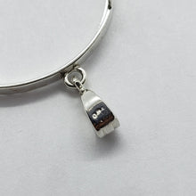 Load image into Gallery viewer, 925 Sterling Silver Half Dollar Bezel 30 mm Coins Prong Back Diamond Cut 50 Cent