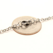 Load image into Gallery viewer, Stainless Steel Miniature Cable Link Chain Necklace 3mm Wide, Sizes 16-24 Inches