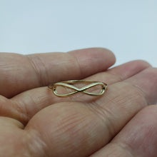 Load image into Gallery viewer, Authentic 10K or 14K Yellow Solid Gold Infinity Band Ring Men Women Size 5-9