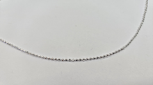 Load image into Gallery viewer, 925 Sterling Silver Faceted Pallini Bead Ball Chain Necklace Bracelet 1.5mm