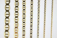 Load image into Gallery viewer, Authentic 10K Solid Yellow Gold Mariner Necklace Link Chain 2mm-7.5mm 16"~30"