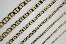 Load image into Gallery viewer, 10K SOLID YELLOW GOLD MARINER LINK CHAIN NECKLACE FOR MEN WOMEN 2mm ~ 7.5mm
