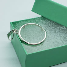 Load image into Gallery viewer, Sterling Silver Nickel Bezel 22mm Coins Prong Back Round Edge 5 Cent 21.21mm
