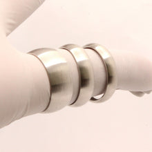 Load image into Gallery viewer, Stainless Steel Simple Plain Domed Matte Finish Wedding Thumb Ring Band 4-8mm