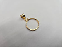 Load image into Gallery viewer, Gold Filled Penny Bezel Screw Top 19 mm Coin Edge 1 Cent Coin NOT Included