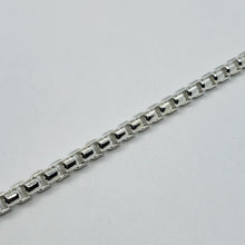 Load image into Gallery viewer, 925 Sterling Silver Round Box Chain Necklace Bracelet Heavy Italy 5mm 26" 30"