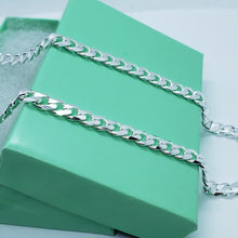 Load image into Gallery viewer, .925 Sterling Silver Cuban Curb Link Chain Necklace 1mm~13mm Men Women 16"~40"