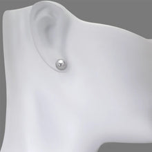 Load image into Gallery viewer, 14K Yellow or White Gold Ball Stud Earrings 8mm Wide 2grams Screw Backing