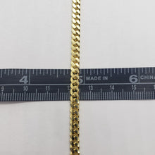 Load image into Gallery viewer, 14K Hollow Yellow Gold Miami Cuban Link Chain Necklace Bracelet 4.5mm 7"~30"