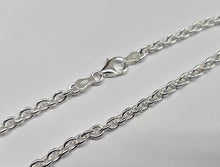 Load image into Gallery viewer, 925 Sterling Silver Solid Cable Link Chain Necklace Bracelet 5.8mm 7" to 30"