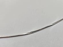 Load image into Gallery viewer, 925 Sterling Silver Thin Square Snake Chain Necklace Bracelet 1.4mm 7" to 30"