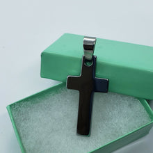 Load image into Gallery viewer, Tungsten Carbide High Polished Cross Pendant Excellent Quality 1 5/8 inches Long