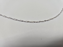 Load image into Gallery viewer, 925 Sterling Silver Twisted Singapore Chain Necklace Diamond Cut 1.7mm 16"-20"