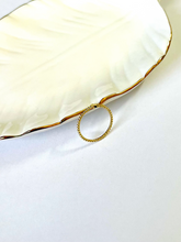 Load image into Gallery viewer, 14K Solid Gold Handmade Tiny Star Beaded Ring Band