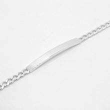 Load image into Gallery viewer, 925 Sterling Silver Personalized Custom Engraved Curb Link ID Bracelet 4mm Wide