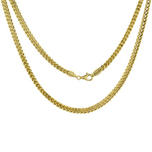 Load image into Gallery viewer, Authentic 10K Hollow Yellow Gold Franco Necklace Chain 3.8mm