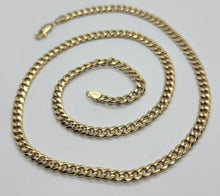 Load image into Gallery viewer, 10K Hollow Yellow Gold Miami Cuban Link Chain Necklace 4mm-5.5mm 16"~30"