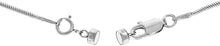 Load image into Gallery viewer, Sterling Silver Magnetic Clasp Converter for Necklaces Square Edge 4mm