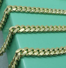 Load image into Gallery viewer, Authentic 14K Solid Yellow Gold Miami Cuban Link Chain Necklace 5mm Size 20"