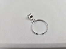 Load image into Gallery viewer, 925 Sterling Silver 1 Cent Penny Coin Bezel Frame 19mm Screw Top Coin Edge
