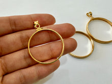 Load image into Gallery viewer, Authentic 14k Gold Filled Screw Top Bezel with Coin Edge 6 Sizes