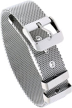 Load image into Gallery viewer, Stainless Steel Mesh Bracelet Belt Buckle Clasp 18 mm Wide Up to 8 inch Wrist