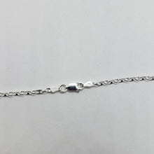 Load image into Gallery viewer, 925 Sterling Silver Puffed Anchor Chain Italy Necklace Bracelet 2.5mm 7" to 30"