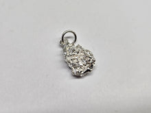 Load image into Gallery viewer, 925 Sterling Silver Diamond Cut Nugget Chunk Pendant 19/32 (15mm) Inch Tall
