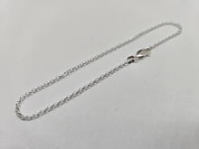 Load image into Gallery viewer, 925 Sterling Silver Thin Italian Rolo Chain Necklace Light Weight 2mm 7" to 30"