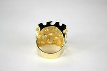 Load image into Gallery viewer, Authentic 10K Yellow Real Gold Nugget Extra Large Heavy Men Ring Sizes 10-15