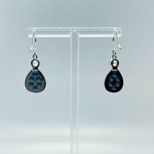 Load image into Gallery viewer, Sterling Silver Sythetic Opal Dangling Earrings