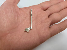 Load image into Gallery viewer, 925 Sterling Silver Flawless Hockey Stick Pendant 1 3/4 (44mm) Inch Tall
